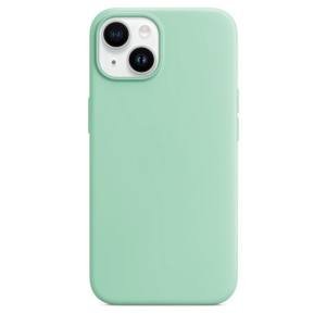 Funda Silicona Suave Turquesa <br>iPhone 14