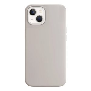 funda silicona suave beige clara <br>iphone 14 pro (copia)