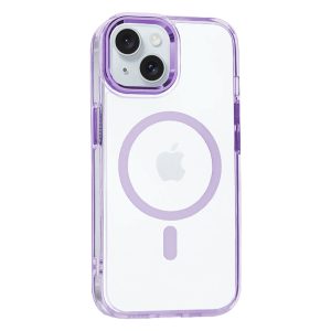 funda acrílca colores con magsafe morada