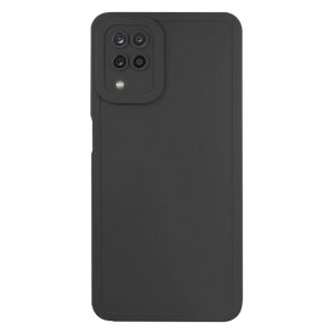 funda silicona suave negra <br>samsung galaxy a12 / m12