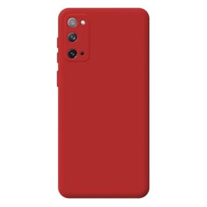 funda silicona suave roja samsung galaxy s20fe