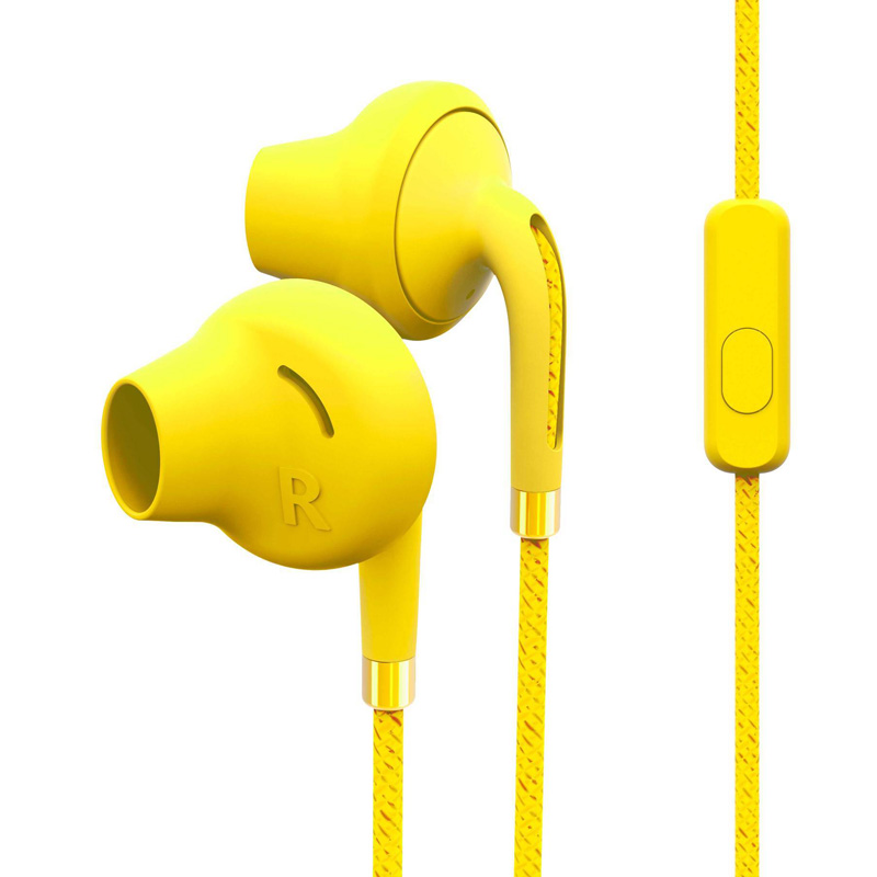 auriculares con micrófono energy sistem style 2+ amarillo