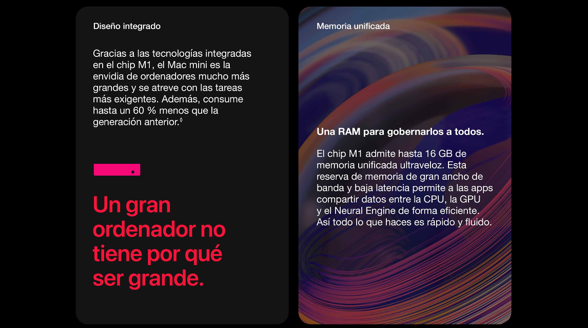 mac mini chip m1 256gb plateado