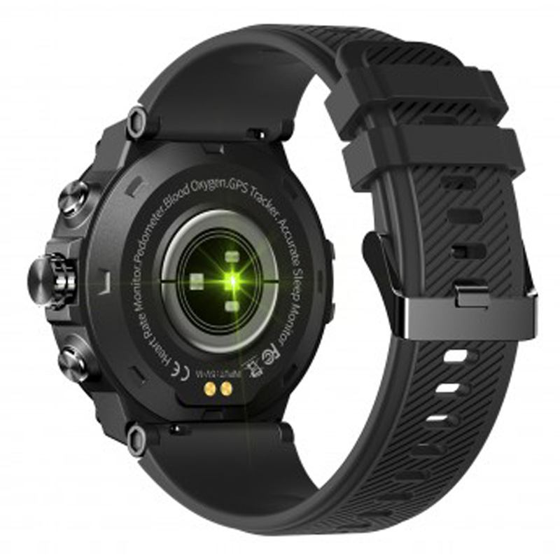 smartwatch con gps y pantalla amoled hd negro