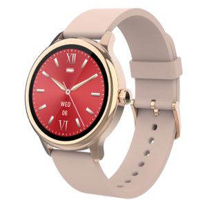 smartwatch sophie oro rosa y correa de silicona