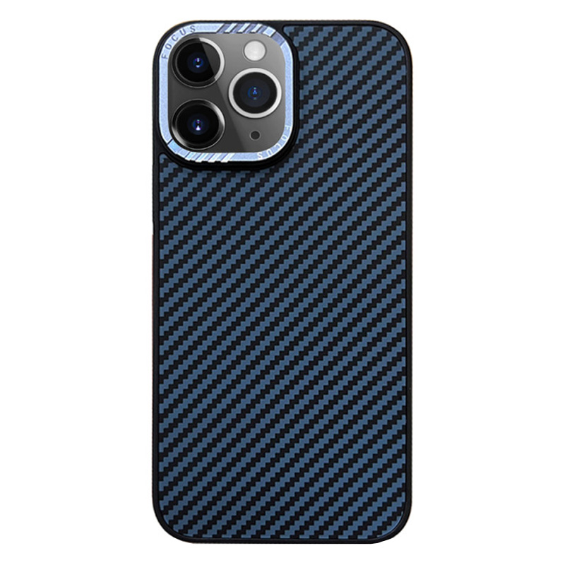 funda fibra de carbono negro iphone 13 / 14