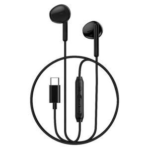 auriculares con cable tipo c wiwu negro
