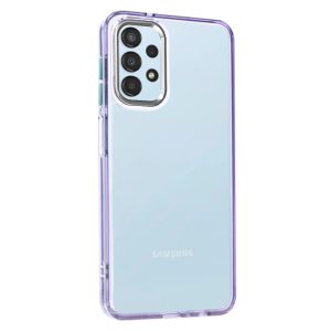 funda transparente acrílica samsung morado