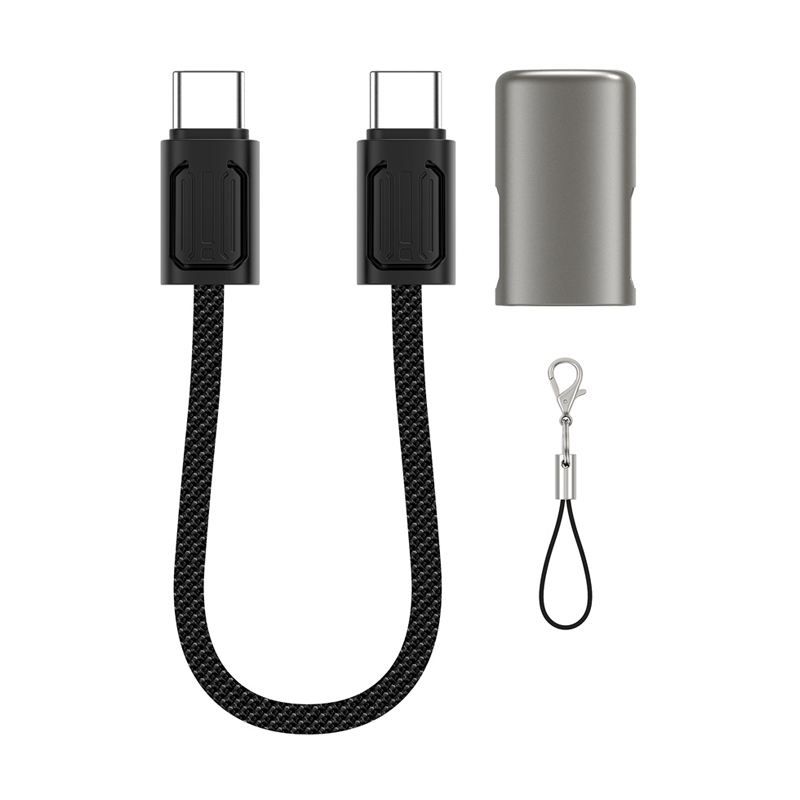 cable tipo c a tipo c de 15cm 60w