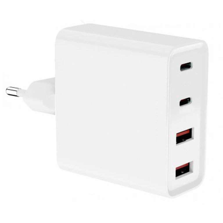cargador gan de 4 puertos 100w