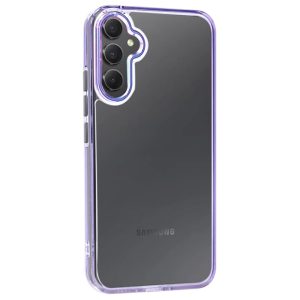 funda acrílica transparente negro samsung a36 / a56