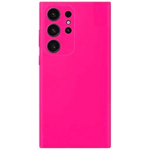 funda silicona suave fucsia samsung galaxy s25 ultra