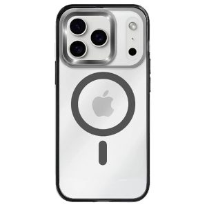 funda acrílica transparente con magsafe negro iphone 17 (copia)