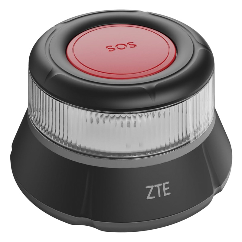 zte e1 baliza v16 homologada y conectada a dgt, luz de emergencia 360°