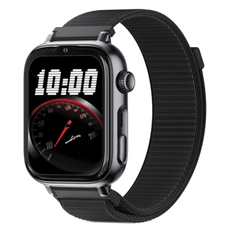 savefamily savewatch plus 2 reloj inteligente infantil 4g gps – negro – correa silicona black is black
